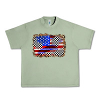 Race American Flag Urban Heavy Tee | Teevron