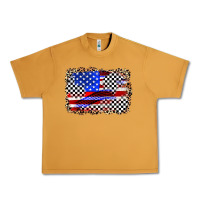 Peanut Butter race american flag Urban Heavy Tee - Zillion Design Studio