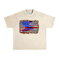 Sandshell race american flag Urban Heavy Tee - Zillion Design Studio