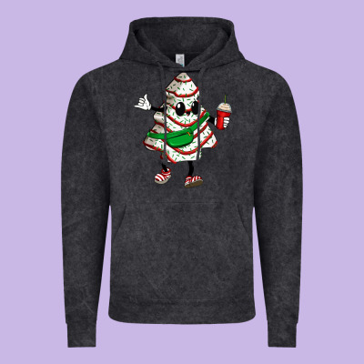 Little Debbie Christmas Tree Cakes Vintage Hoodie Designed By Zillion Design Studio