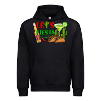 Black let's fiesta taco and beer Urban Hoodie - BarkalooDesign