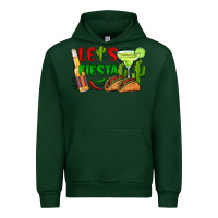 Forest Green let's fiesta taco and beer Urban Hoodie - BarkalooDesign