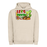 Pigment French Oak let's fiesta taco and beer Urban Hoodie - BarkalooDesign