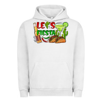 Pigment Lunar Rock let's fiesta taco and beer Urban Hoodie - BarkalooDesign