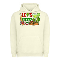 Pigment Pistachio let's fiesta taco and beer Urban Hoodie - BarkalooDesign