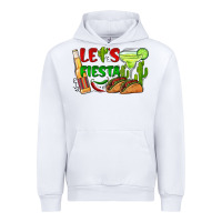 White let's fiesta taco and beer Urban Hoodie - BarkalooDesign