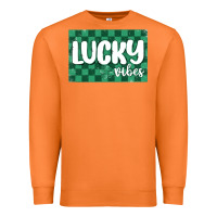 Carrot lucky vibes Premium Sweatshirt - MaliasSmallBusiness