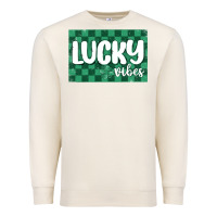 Sandshell lucky vibes Premium Sweatshirt - MaliasSmallBusiness