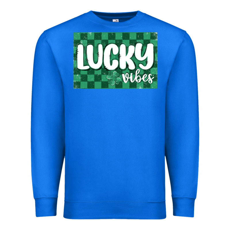 Lucky Vibes Premium Sweatshirt by MaliasSmallBusiness | Teevron