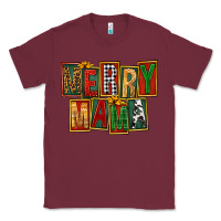 Burgundy merry mama Classic Tee - FaDigitalArtStudio