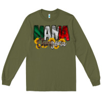 Army Green mama chingona Long Sleeve Tee - RacoonDesign