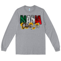 Heather Grey mama chingona Long Sleeve Tee - RacoonDesign