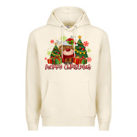 Tofu merry christmas reindeer Premium Hoodie - MaliasSmallBusiness