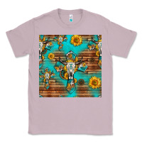 Lilac bull skull cross seamless pattern Classic Tee - HRA Design Shop