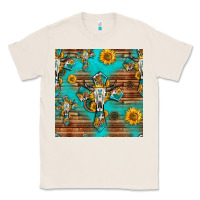 Natural bull skull cross seamless pattern Classic Tee - HRA Design Shop