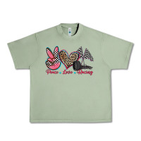 Oil Green peace love racing Urban Heavy Tee - Zillion Design Studio