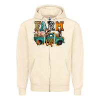 Sandshell farm life farm animals truck Zipper Hoodie - Jasminsmagicworld