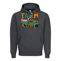 Smoke farm life farm animals truck Zipper Hoodie - Jasminsmagicworld