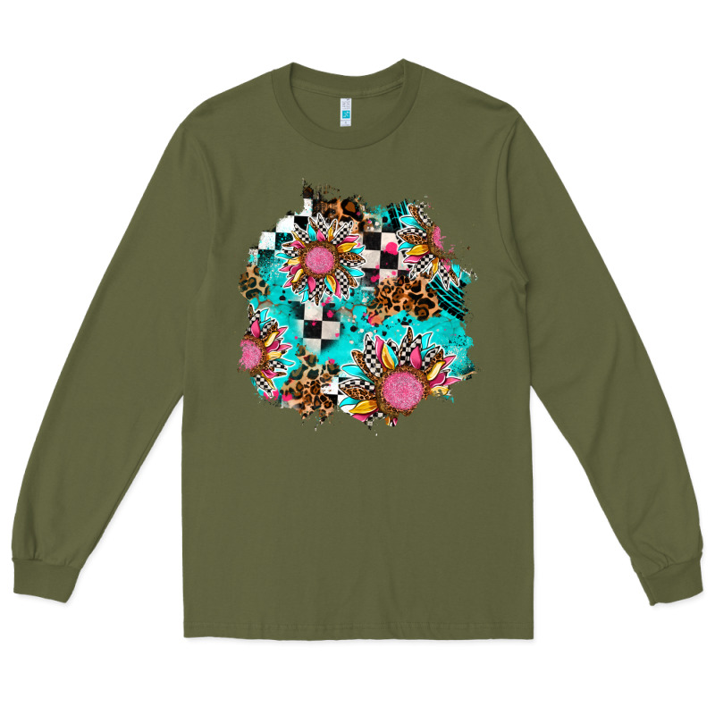 Race Sunflower Patches Long Sleeve Tee by AdoDesignShop | Teevron