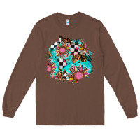 Chestnut race sunflower patches Long Sleeve Tee - AdoDesignShop