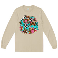 Mushroom race sunflower patches Long Sleeve Tee - AdoDesignShop