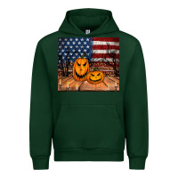 Forest Green halloween american flag tumbler Urban Hoodie - Jasminsmagicworld