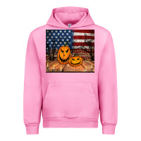 Fuchsia Pink halloween american flag tumbler Urban Hoodie - Jasminsmagicworld