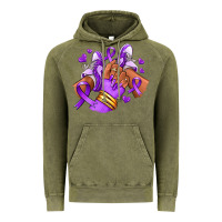 Vintage Olive domestic violence afro girl sneakers Vintage Hoodie - RanaPortraitStore