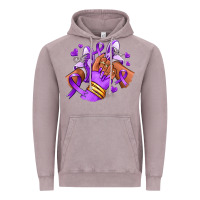 Vintage Zinc domestic violence afro girl sneakers Vintage Hoodie - RanaPortraitStore