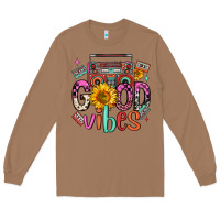 Toasted Coconut good vibes cassette boombox Long Sleeve Tee - FaDigitalArtStudio