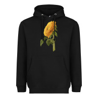Black teddy bear sunflower Heavyweight Hoodie - LillyAllenDesigns