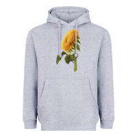 Heather Grey teddy bear sunflower Heavyweight Hoodie - LillyAllenDesigns
