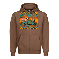 Chestnut farm animals truck Zipper Hoodie - Jasminsmagicworld