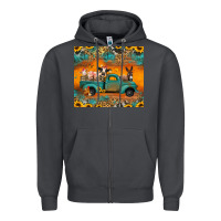 Smoke farm animals truck Zipper Hoodie - Jasminsmagicworld