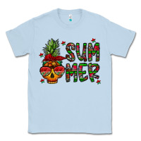 Dusty Blue summer vibes Classic Tee - CowhideDigitalArt