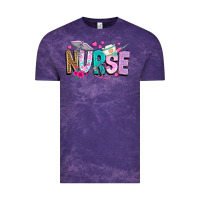 Cloud Purple nurse Vintage Tee - texasbilliewilder