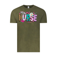 Vintage Olive nurse Vintage Tee - texasbilliewilder