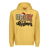 Antique Gold merry christmas Premium Hoodie - MaliasSmallBusiness
