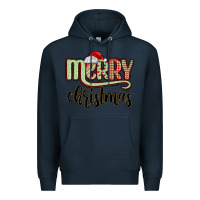 Navy merry christmas Premium Hoodie - MaliasSmallBusiness
