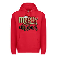 Red merry christmas Premium Hoodie - MaliasSmallBusiness