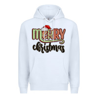 White merry christmas Premium Hoodie - MaliasSmallBusiness