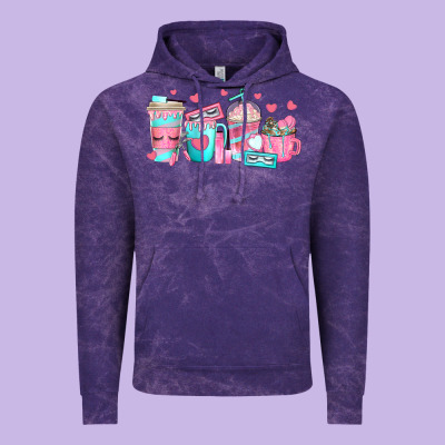 Vintage Hoodie lash hustler coffee cups