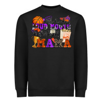 Black somebody's loud mouth basketball mama Heavyweight Sweatshirt - Zillion Design Studio