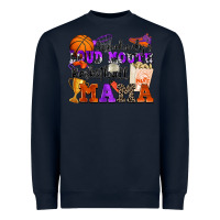 Navy somebody's loud mouth basketball mama Heavyweight Sweatshirt - Zillion Design Studio