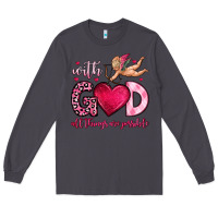 Smoke with god all things are possible Long Sleeve Tee - OliviaCreatesArt