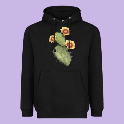 Opuntia Phaeacantha Heavyweight Hoodie Designed By Lillyallendesigns