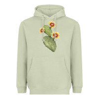 Matcha opuntia phaeacantha Heavyweight Hoodie - LillyAllenDesigns