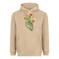 Mushroom opuntia phaeacantha Heavyweight Hoodie - LillyAllenDesigns