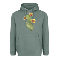 Sage opuntia phaeacantha Heavyweight Hoodie - LillyAllenDesigns