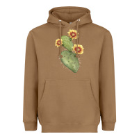 Toasted Coconut opuntia phaeacantha Heavyweight Hoodie - LillyAllenDesigns